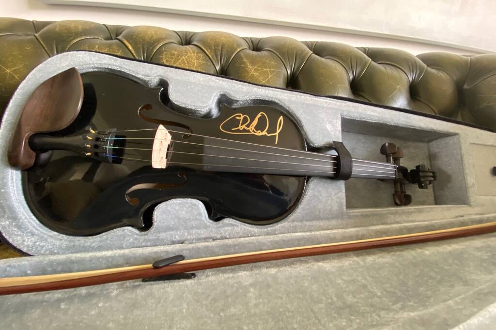 Charlie Daniels Autographed Fiddle